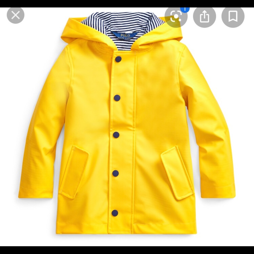 Yellow Ralph Lauren Rain coat